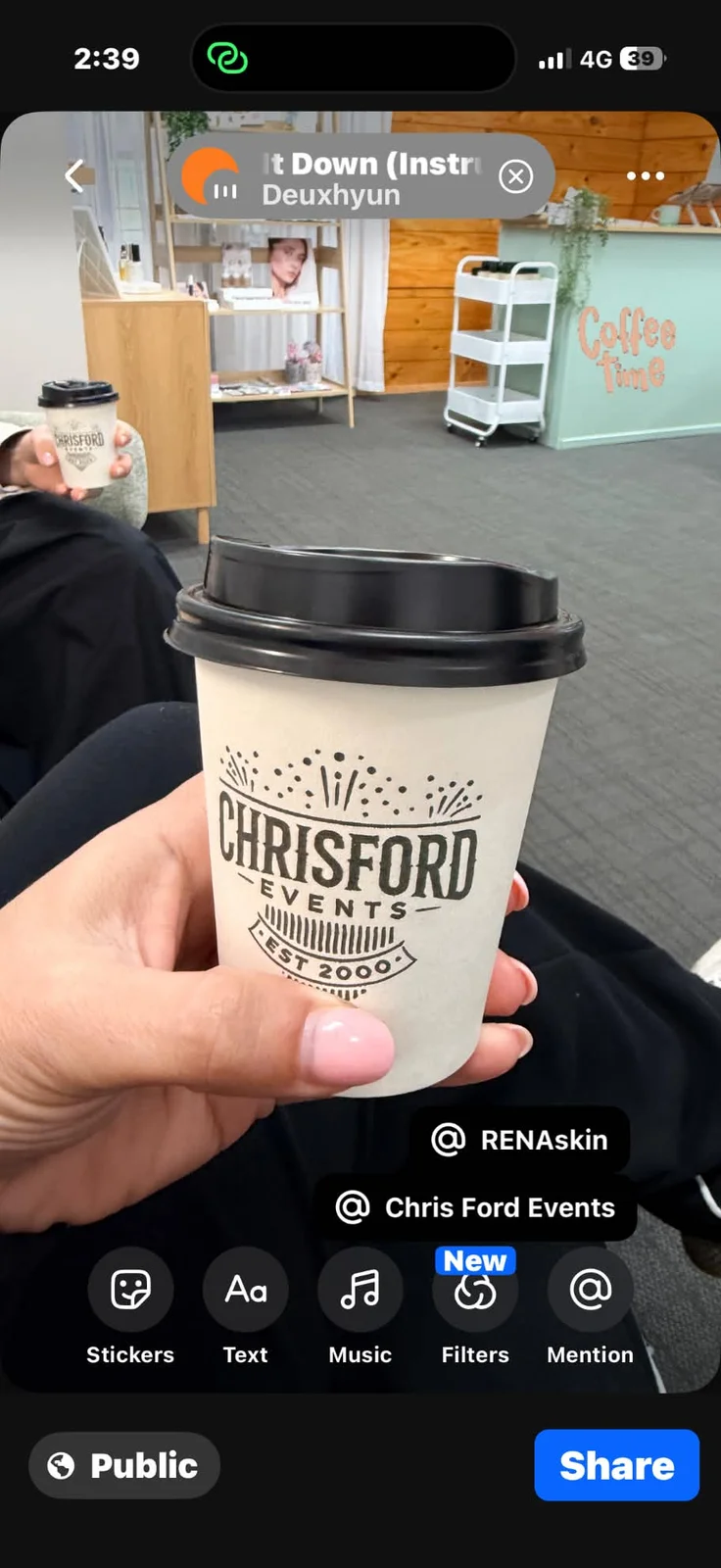 A behind-the-scenes social story from a business visit